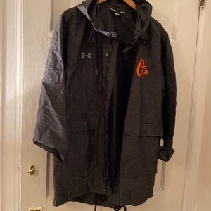 Baltimore Orioles Gray Under Armour Jacket, medium